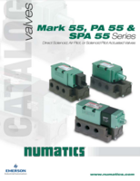 MARK 55, PA 55, &amp; SPA 55 SERIES: DIRECT SOLENOID, AIR PILOT, OR SOLENOID PILOT ACTUATED VALVES